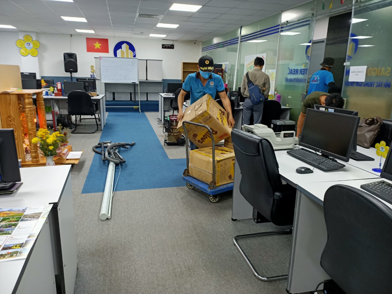 Tối ưu hóa không gian làm việc sau khi chuyển văn phòng